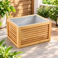 Bamboo Slatted Storage Basket