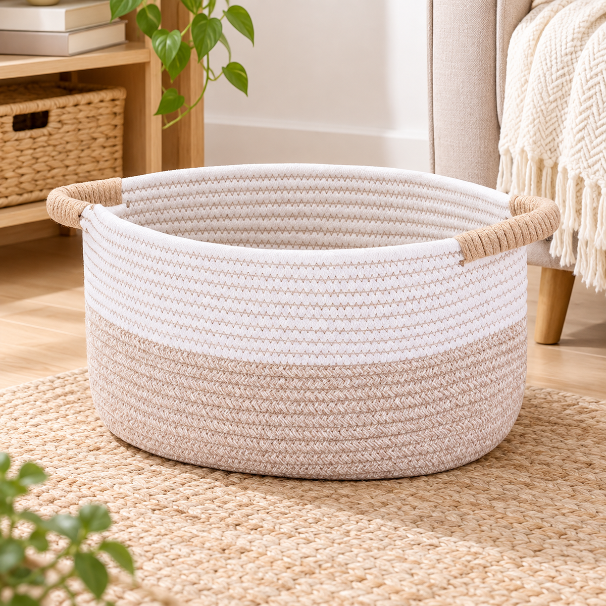 Cotton Rope Storage Basket