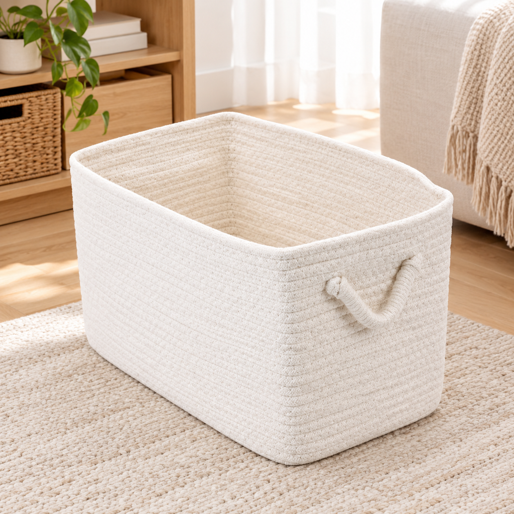 Cotton Rope Storage Basket