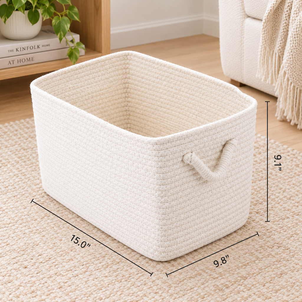Cotton Rope Storage Basket