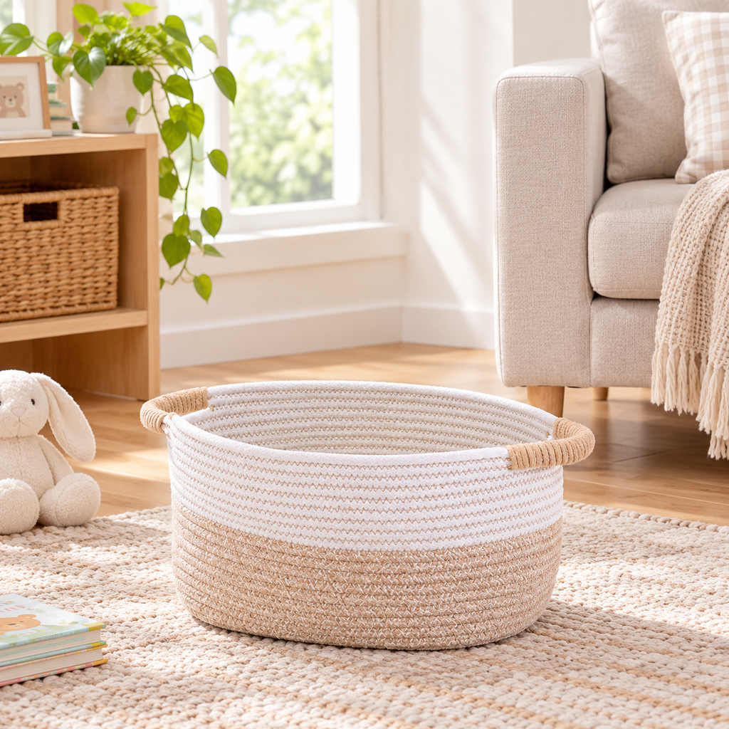 Cotton Rope Storage Basket