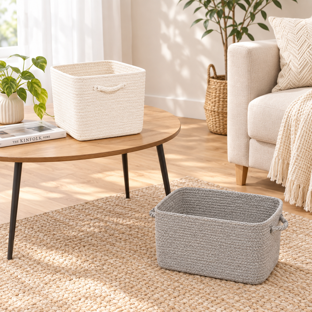 Cotton Rope Storage Basket