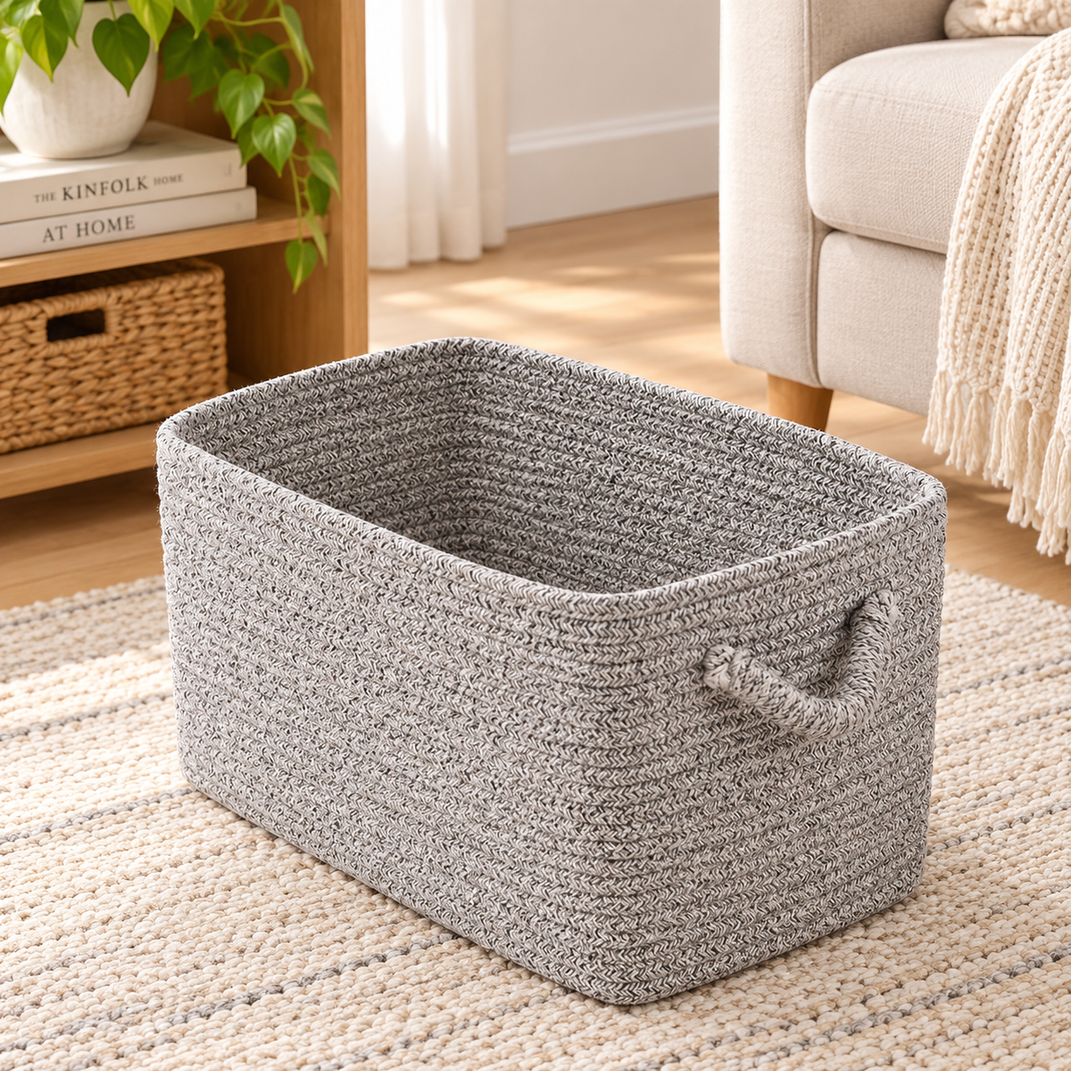 Cotton Rope Storage Basket
